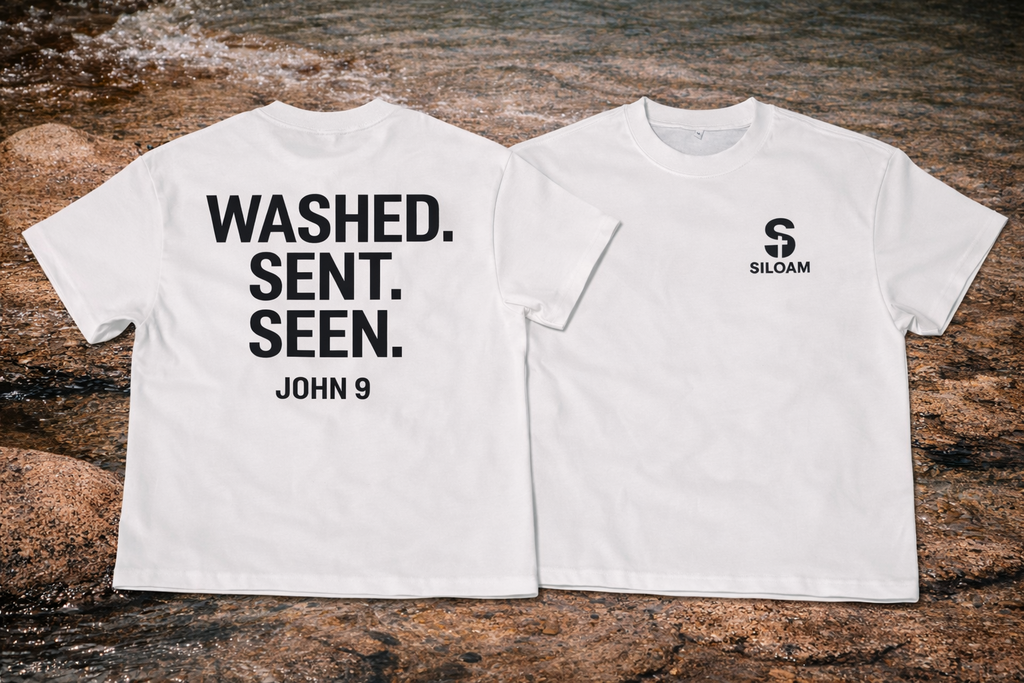 Washed. Sent. Seen. – John 9 Siloam Tee